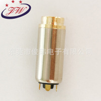 3.5四极立体母座头部镀金